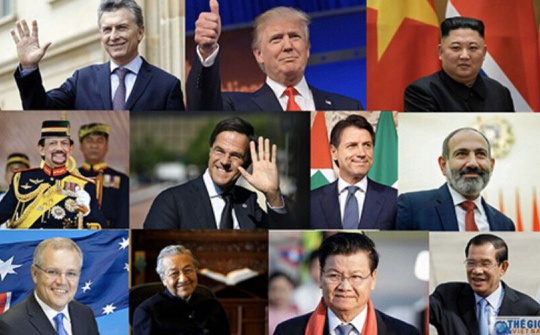 'Điểm danh' một số nhà lãnh đạo thế giới đến Việt Nam năm 2019