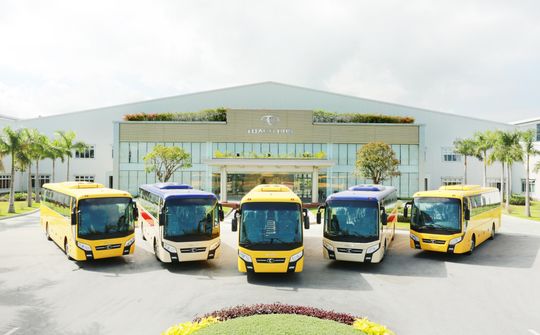 Quảng Nam: Xuất khẩu xe bus Thaco sang Philippines