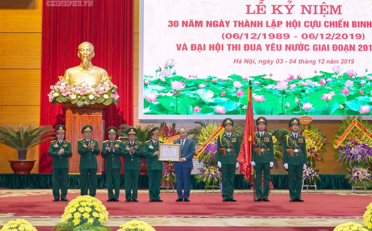 Thủ tướng: Mỗi cựu chiến binh phải là nhân tố tích cực trong cộng đồng, xã hội
