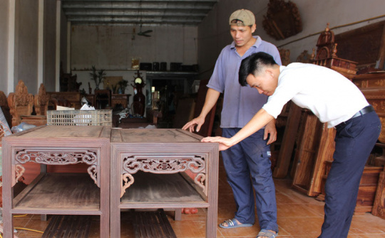 Phát triển gỗ mỹ nghệ ở Lĩnh Mai, Lương Tài, Bắc Ninh