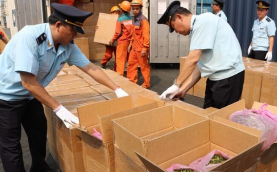 Hải quan bắt giữ lượng hàng hoá vi phạm trị giá gần 159 tỷ đồng