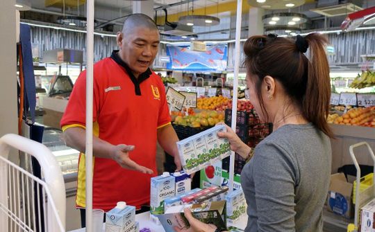 Sữa tươi Organic của Vinamilk được ưu chuộng tại thị trường Singapore