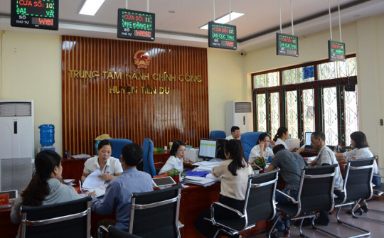 Tiên Du, Bắc Ninh tạo điều kiện thuận lợi nhất cho công dân trong giải quyết hồ sơ thủ tục hành chính
