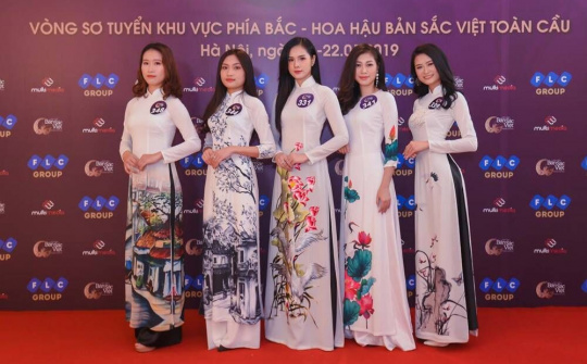 Những 'viên ngọc sáng' của vòng sơ khảo miền Bắc Hoa hậu bản sắc Việt toàn cầu 2019