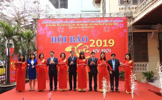 Nam Định: Khai mạc Hội Báo Xuân Kỷ Hợi 2019