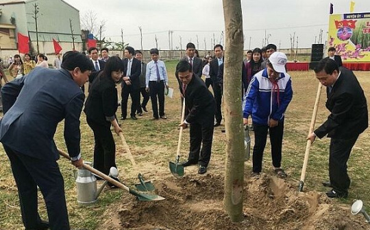 Hải Phòng: Tưng bừng phát động Tết trồng cây Xuân Kỷ Hợi 2019