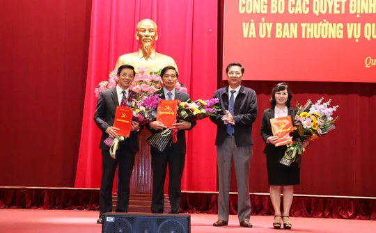Công bố các quyết định nhân sự của Ban Bí thư Trung ương Đảng, UBTV Quốc hội