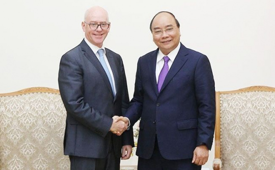 Thủ tướng Nguyễn Xuân Phúc tiếp Trưởng Đại diện thường trú Văn phòng IMF tại Việt Nam