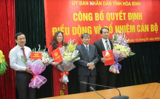 Điều động, bổ nhiệm nhân sự 3 địa phương