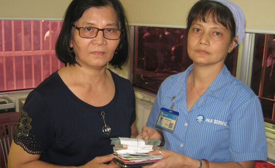 Để quên 102 triệu ở Chợ Rẫy, được nhân viên vệ sinh trả lại