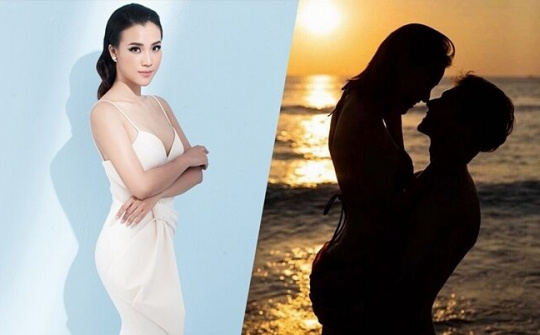 Á hậu Hoàng Oanh công khai bạn trai mới dịp Valentine