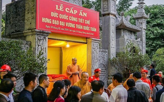 Hải Phòng: Lễ cấp ấn Đức Thánh Trần tại Khu di tích Bạch Đằng Giang