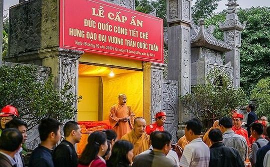 Hải Phòng: Lễ cấp ấn Đức Thánh Trần tại Khu di tích Bạch Đằng Giang