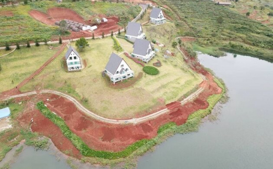 Làm rõ vi phạm trật tự xây dựng vùng lõi Khu Du lịch quốc gia hồ Tuyền Lâm