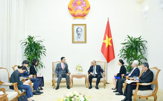 Thủ tướng Nguyễn Xuân Phúc tiếp Đại sứ Hàn Quốc tại Việt Nam