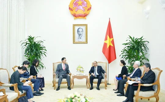 Thủ tướng Nguyễn Xuân Phúc tiếp Đại sứ Hàn Quốc tại Việt Nam