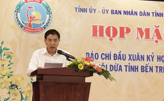 Bến Tre: Gặp mặt báo chí đầu xuân và công bố  lễ hội dừa lần V- năm 2019