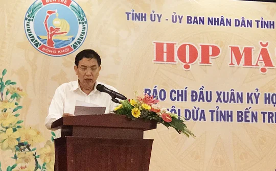 Bến Tre: Gặp mặt báo chí đầu xuân và công bố  lễ hội dừa lần V- năm 2019