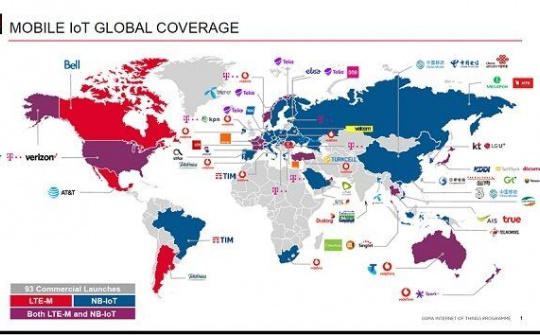 Viettel trở thành một trong 50 nhà mạng đầu tiên trên thế giới triển khai kết nối vạn vật