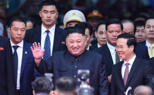 Chủ tịch Triều Tiên Kim Jong-un đã tới Việt Nam