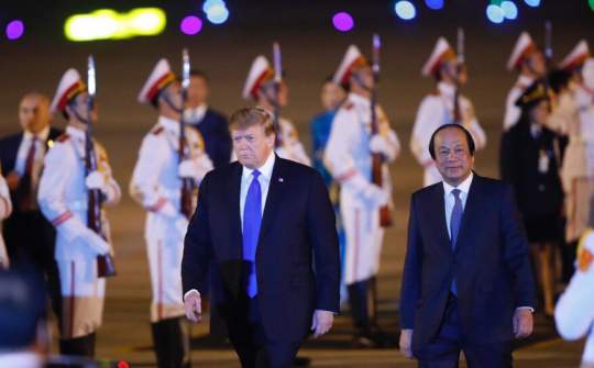 Tổng thống Mỹ Donald Trump đã đến Việt Nam