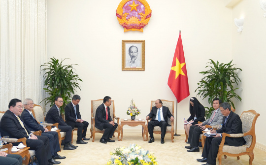 Thủ tướng Nguyễn Xuân Phúc  tiếp Chủ tịch Tập đoàn SCG (Thái Lan)