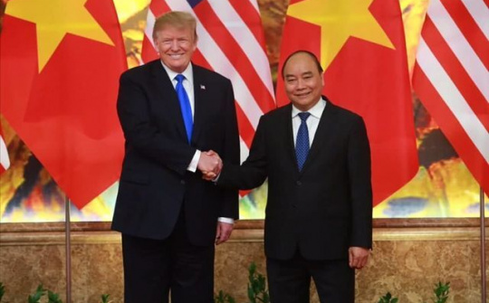 Thủ tướng Nguyễn Xuân Phúc hội kiến Tổng thống Donald  Trump