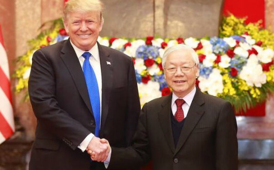 Tổng bí thư, Chủ tịch nước Nguyễn Phú Trọng tiếp Tổng thống Donald Trump
