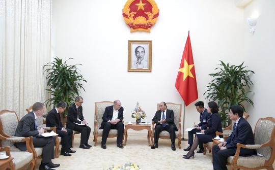 Thủ tướng tiếp Chủ tịch Tập đoàn HSBC (Anh)