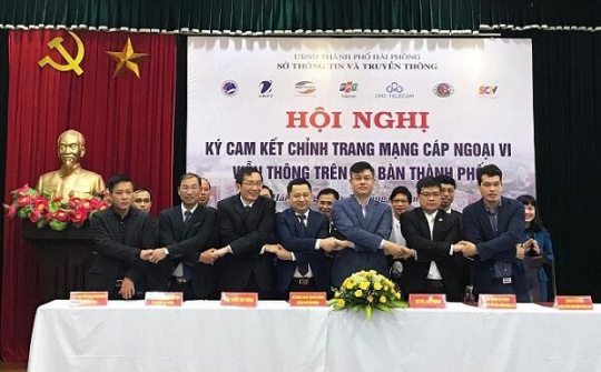 Hải Phòng: Chỉnh trang hơn 100 km mạng cáp ngoại vi viễn thông