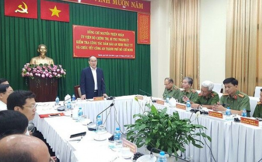 Bí thư Thành ủy TP Hồ Chí Minh chúc Tết các đơn vị