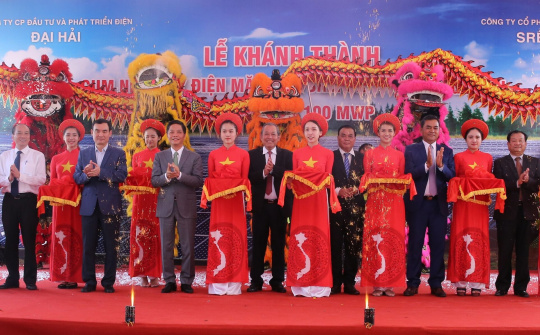 Khánh thành cụm nhà máy điện mặt trời lớn nhất Việt Nam