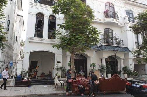 Hải Phòng: Cháy lớn tại khu đô thị Vinhomes Imperia