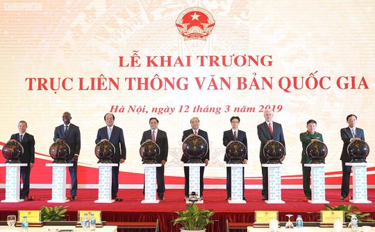 Khai trương Trục liên thông văn bản quốc gia