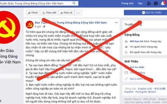 Tỉnh táo trước thông tin giả mạo trên mạng xã hội
