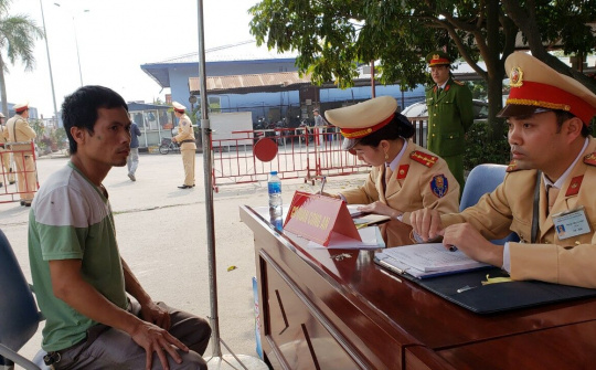 Hải Phòng kiểm tra chất ma túy đối với các tài xế