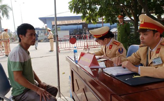 Hải Phòng kiểm tra chất ma túy đối với các tài xế
