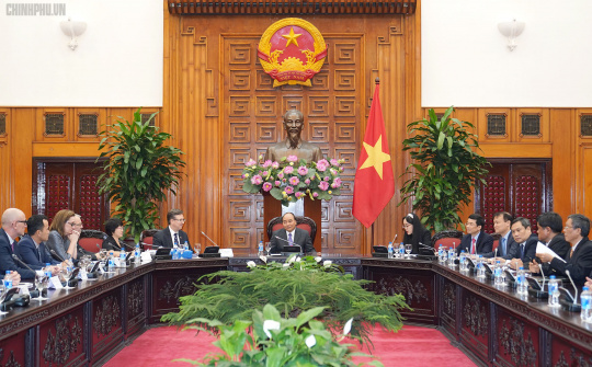 Thủ tướng tiếp các doanh nghiệp Hoa Kỳ