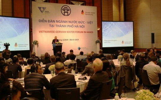 Hà Nội thu hút nguồn vốn đầu tư trực tiếp từ Đức trong phát triển ngành nước
