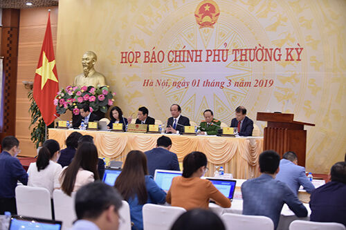 Toàn cảnh họp báo Chính phủ thường kỳ tháng 2/2019