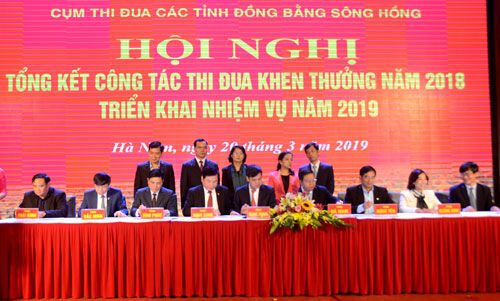 Hội nghị tổng kết cụm thi đua các tỉnh đồng bằng sông Hồng