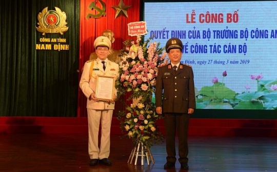 Công an Nam Định có tân Giám đốc