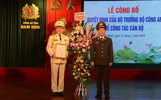 Công an Nam Định có tân Giám đốc