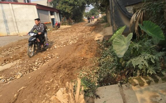 Tỉnh Phú Thọ: Vì một dự án, hỏng nhiều tuyến đường