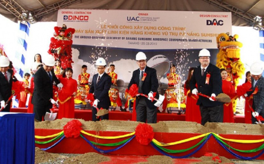 Đà Nẵng: Khởi công Nhà máy sản xuất linh kiện hàng không vũ trụ Sunshine