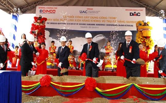 Đà Nẵng: Khởi công Nhà máy sản xuất linh kiện hàng không vũ trụ Sunshine