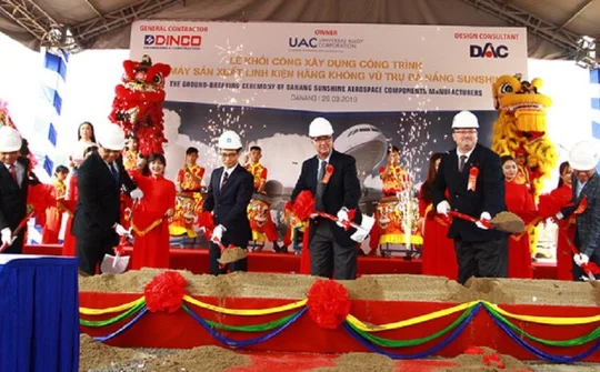 Đà Nẵng: Khởi công Nhà máy sản xuất linh kiện hàng không vũ trụ Sunshine