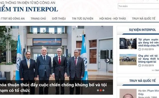 Bộ Công an mở chuyên mục phòng chống tội phạm quốc tế