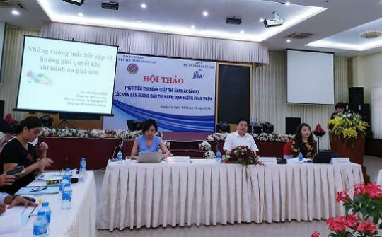 Long An: Định hướng hoàn thiện pháp luật về "Thi hành án dân sự"