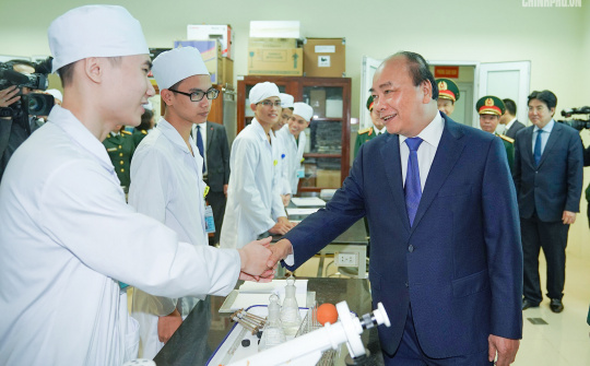 Thủ tướng: Học viên Quân y cần sớm đạt tiêu chí trường trọng điểm quốc gia